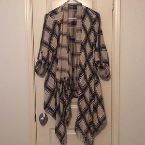 Plaid Throw Over